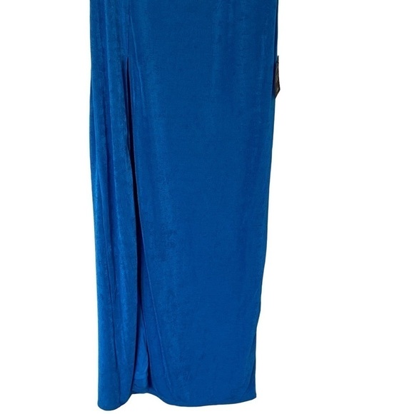 Lulu's Desirable Charm One-Shoulder Maxi Dress in Blue, NWT, Size Medium - Picture 8 of 16